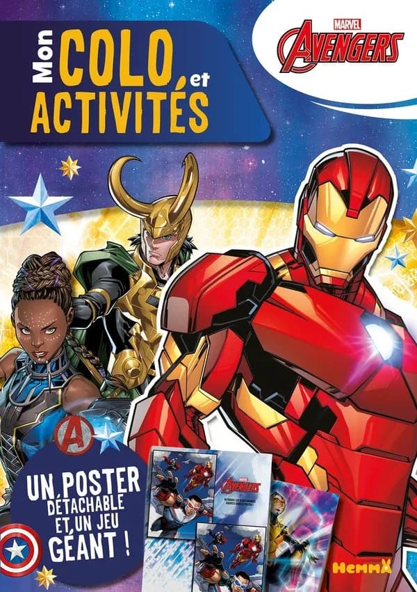 Mon colo et activités + poster : marvel's Avengers : Iron Man