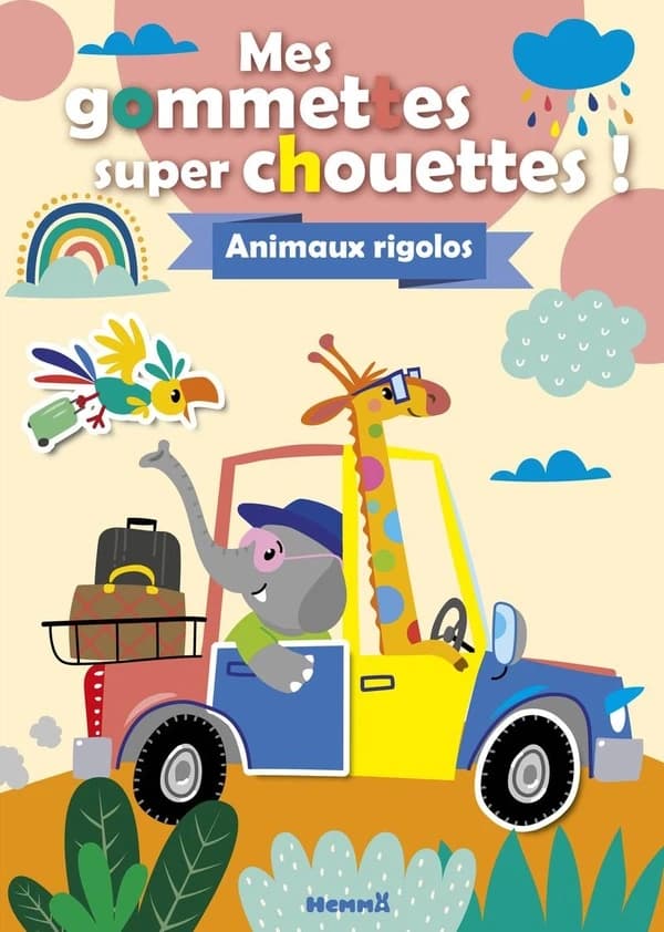 Mes gommettes super chouettes ! : animaux rigolos : [Autocollant]