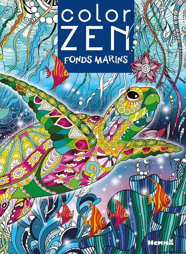 Color zen : fonds marins : [Album à colorier]