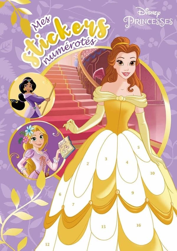 Mes stickers numérotés : Disney princesses : [Autocollant]