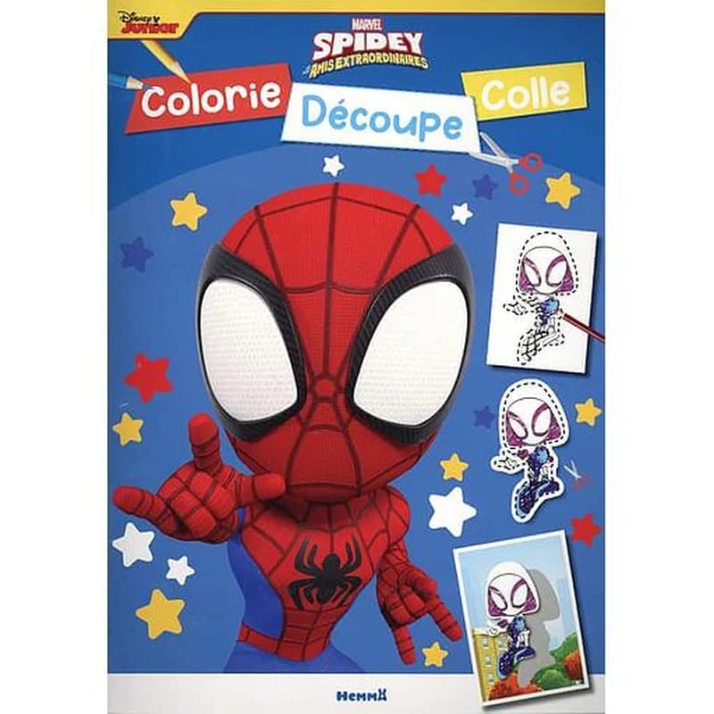 Colorie découpe colle : Marvel - Spidey et ses amis extraordinaires : [Album à colorier]