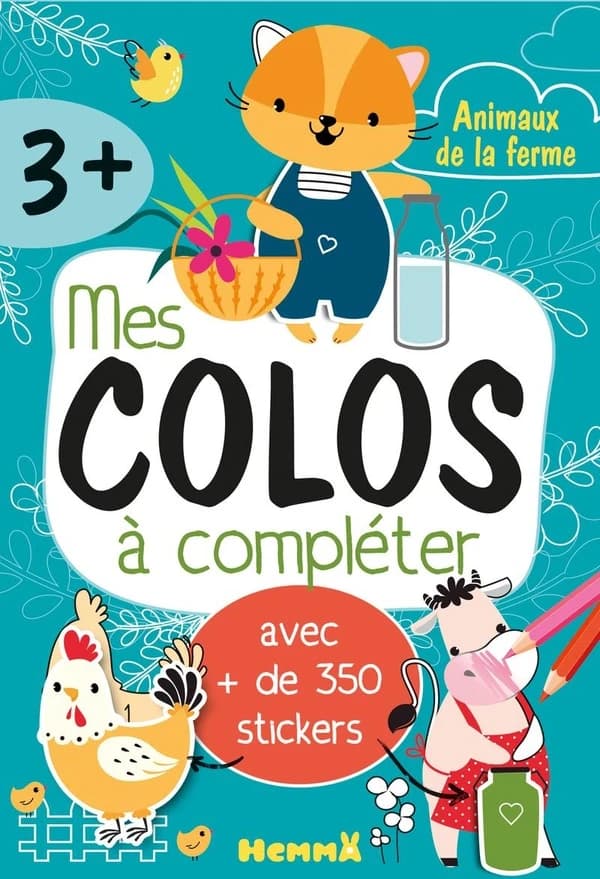 Mes colos à compléter : animaux de la ferme