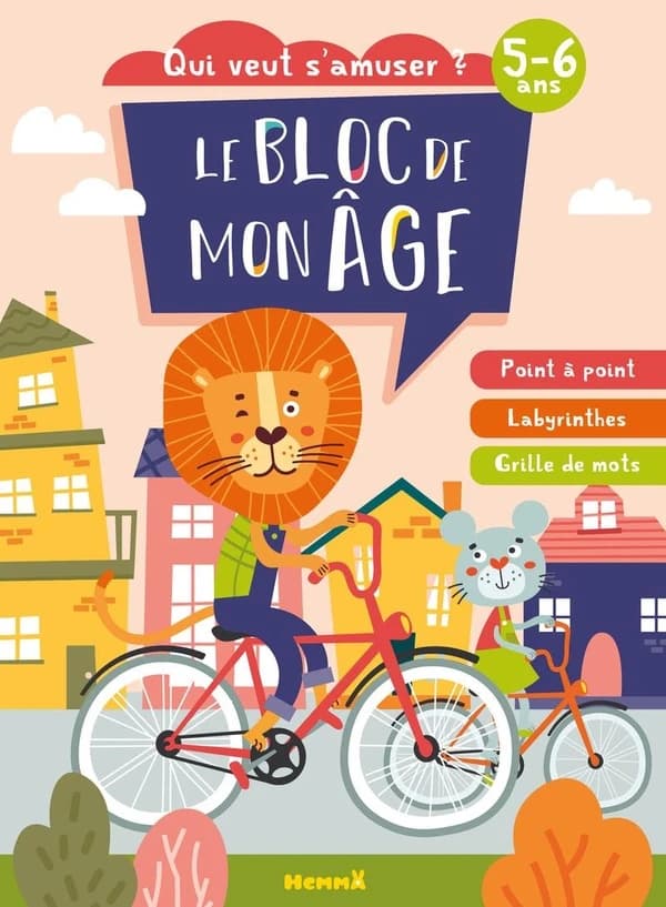 Le bloc de mon âge : qui veut s'amuser ? : 5-6 ans : [Album à colorier]