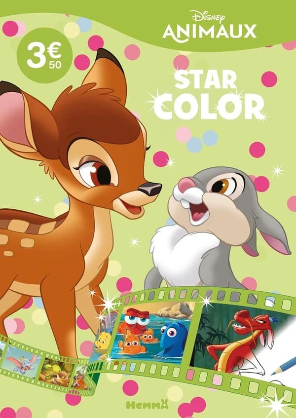Star color : animaux Disney : [Album à colorier]