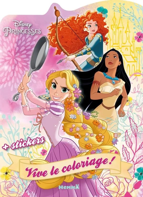 Vive le coloriage ! : Disney princesses : [Album à colorier]