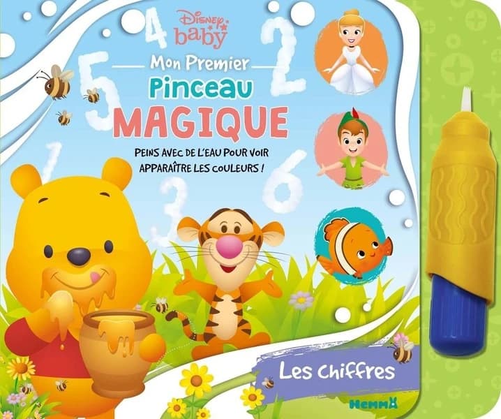 Mon premier pinceau magique : les chiffres : Disney Baby : [Album à colorier]