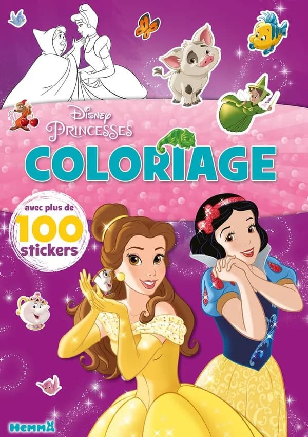 Coloriage : princesses : Disney : [Album à colorier]