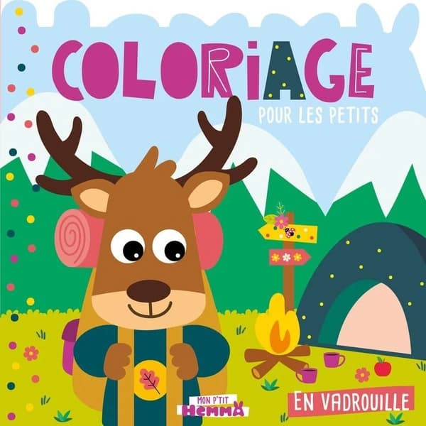 Mon p'tit Hemma : coloriage pour les petits : en vadrouille