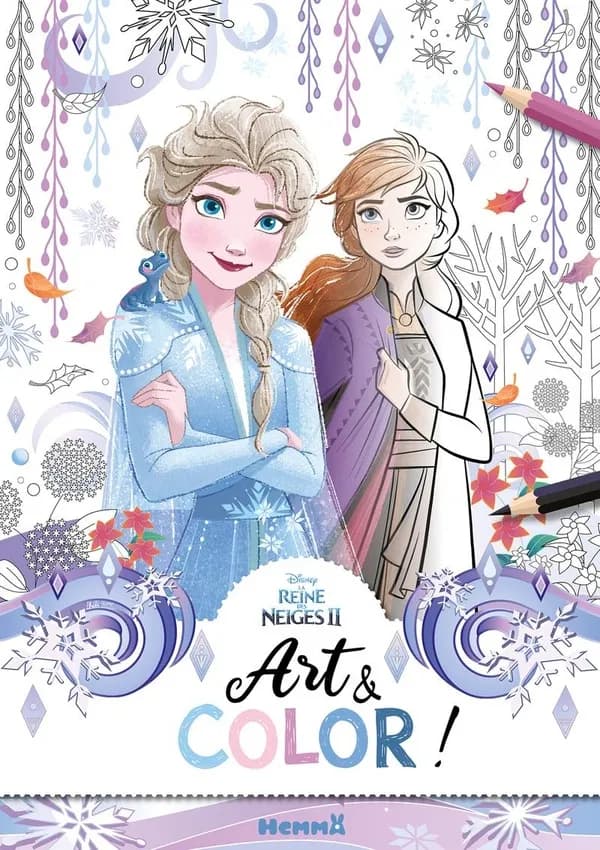 La reine des neiges 2 Disney : art & color ! : [Album à colorier]