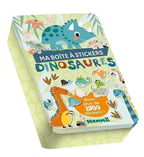 Ma boîte à stickers : dinosaures
