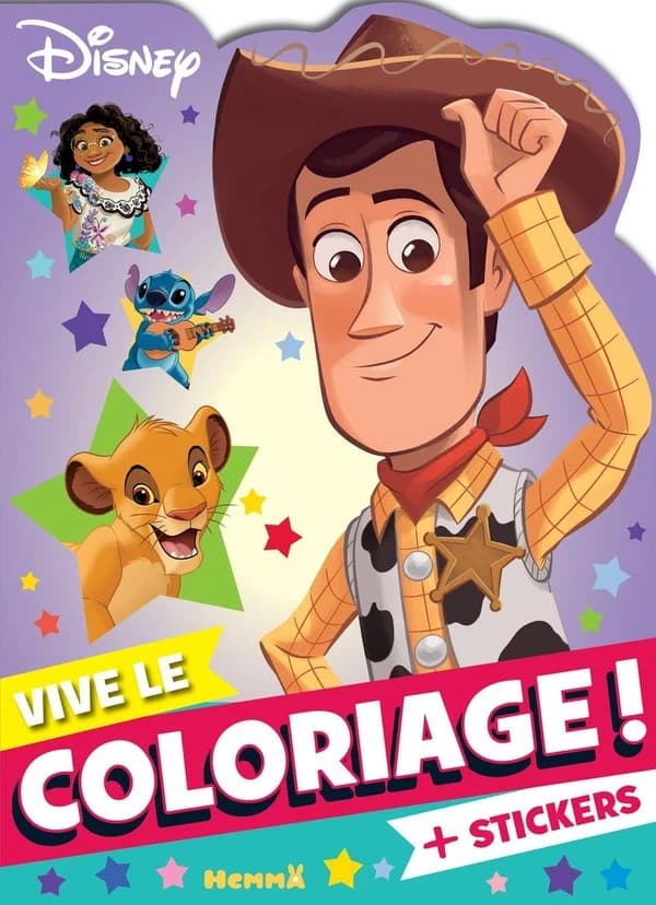 Vive le coloriage ! : + stickers : Disney : [Album à colorier]