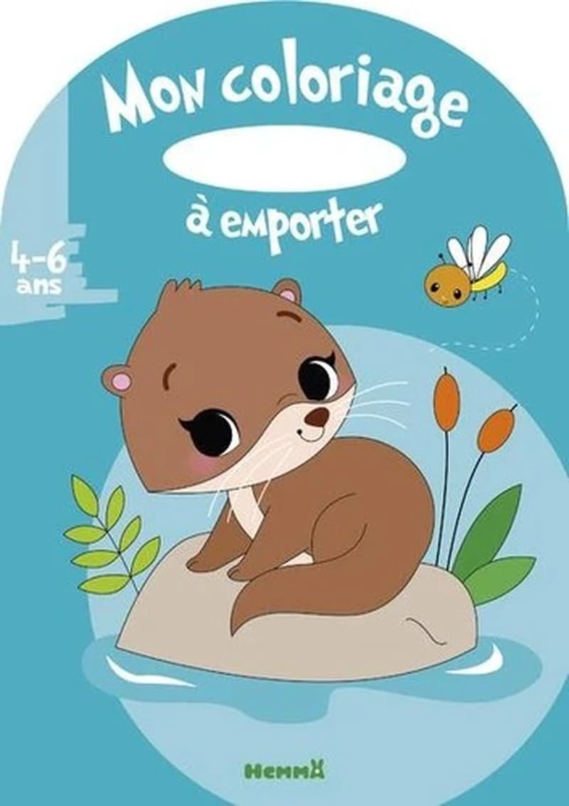 Mon coloriage à emporter Loutre