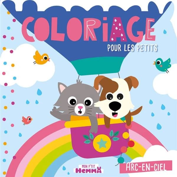 Mon p'tit Hemma : Coloriage pour les petits : Arc-en-ciel