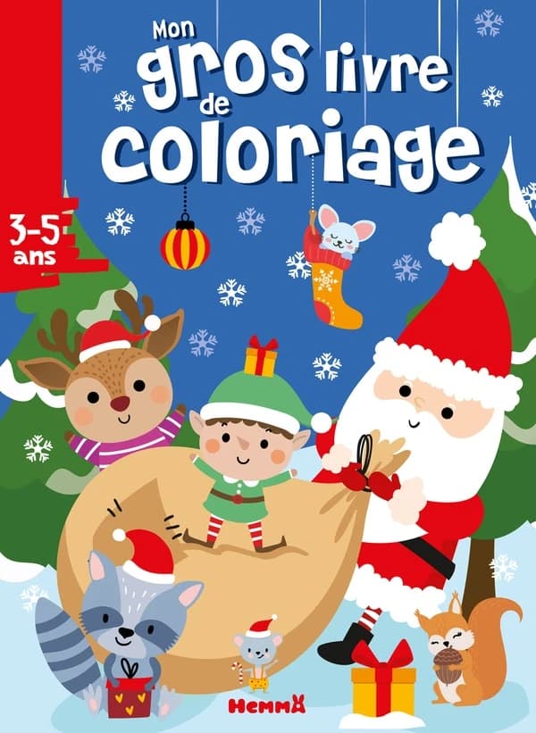 Mon gros livre de coloriage : 3-5 ans : [Album à colorier]