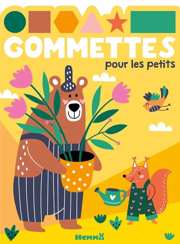 Gommettes pour les petits : Ours et écureuil