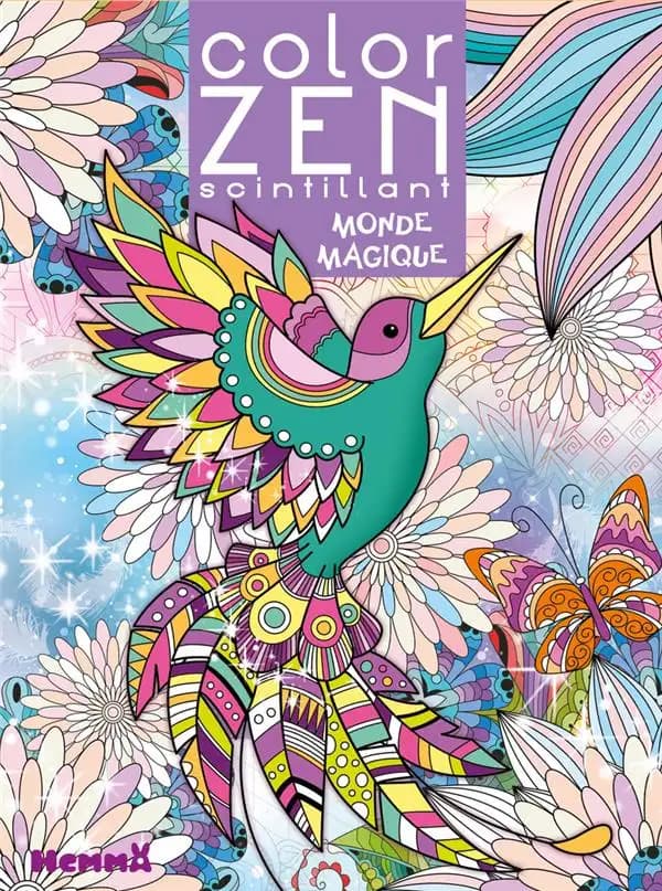 Color Zen scintillant : monde magique : [Album à colorier]