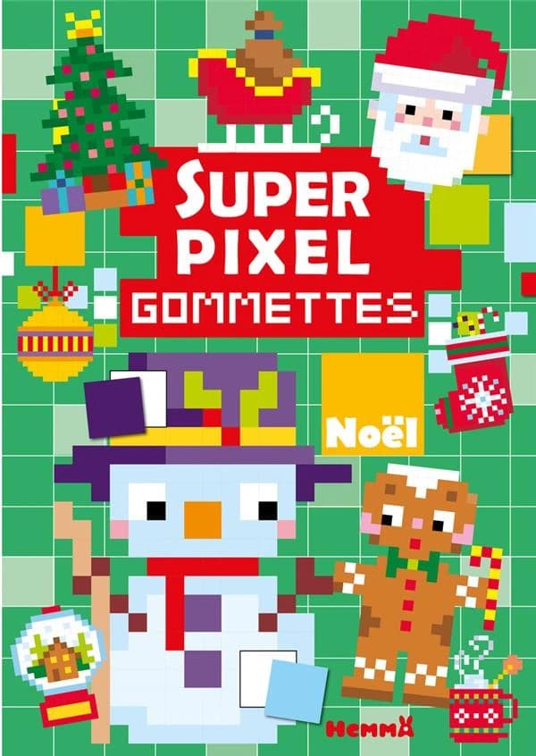 Super pixel - Gommettes : Noël : [Autocollant]