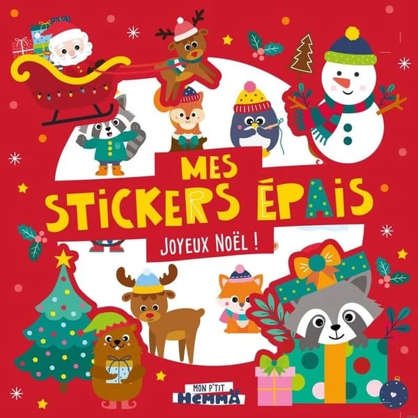 Mon p'tit Hemma : Mes stickers épais : Joyeux Noël !
