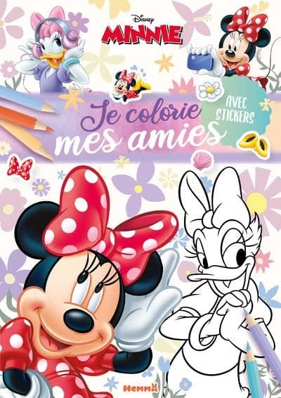 Je colorie mes amies : Minnie