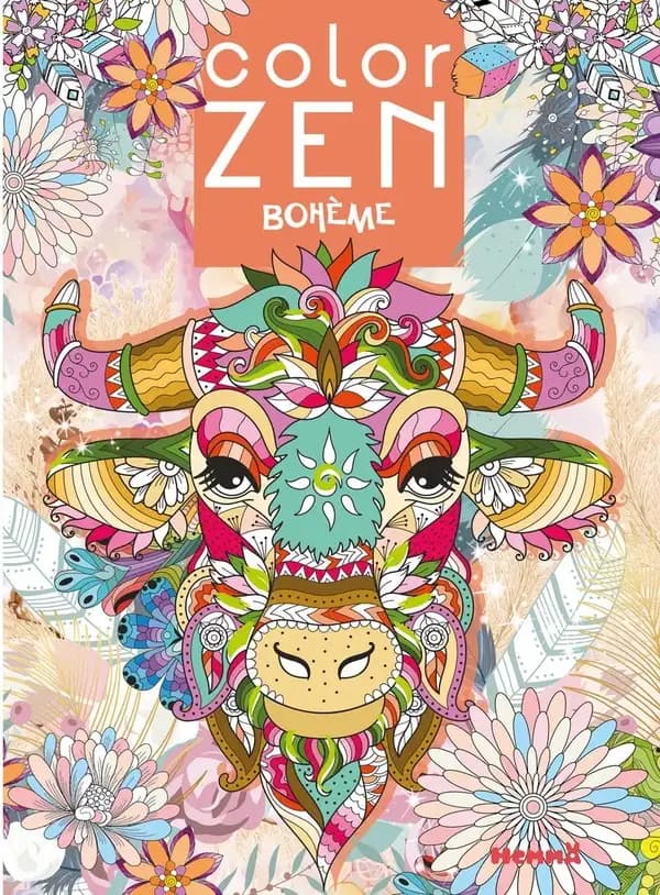 Color Zen : Bohème : [Album à colorier]