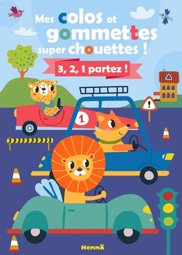 Mes colos et gommettes super chouettes ! : 3,2,1 Partez ! : [Autocollant]
