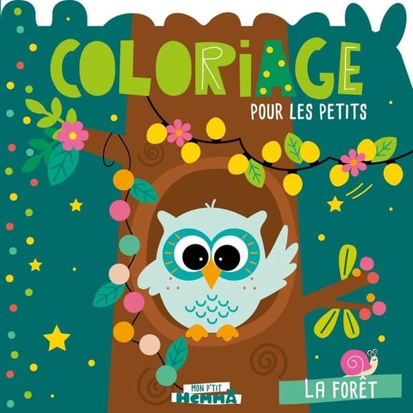Mon p'tit Hemma : Coloriage pour les petits : La forêt