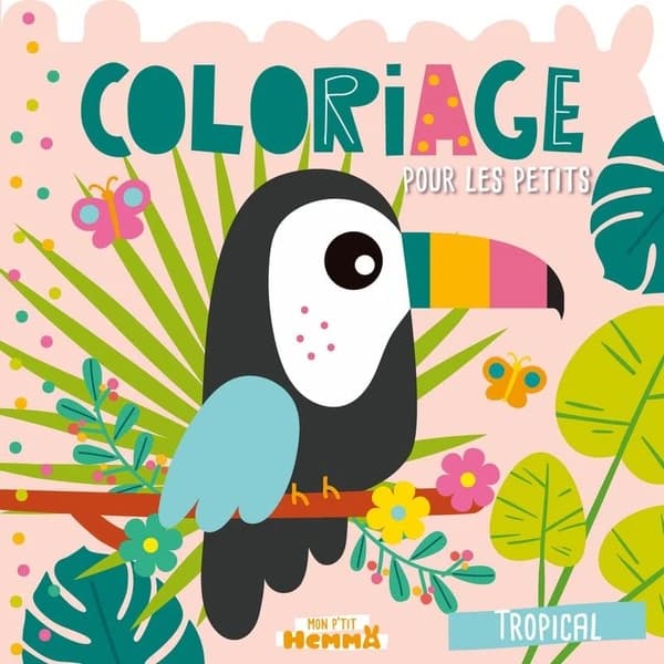 Coloriage pour les petits : Tropical