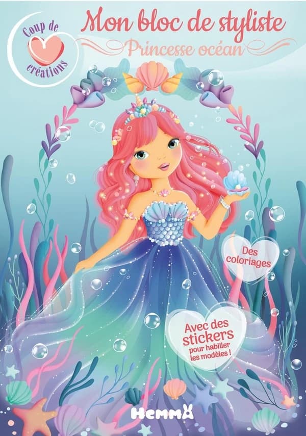 Mon bloc de styliste : Princesse océan