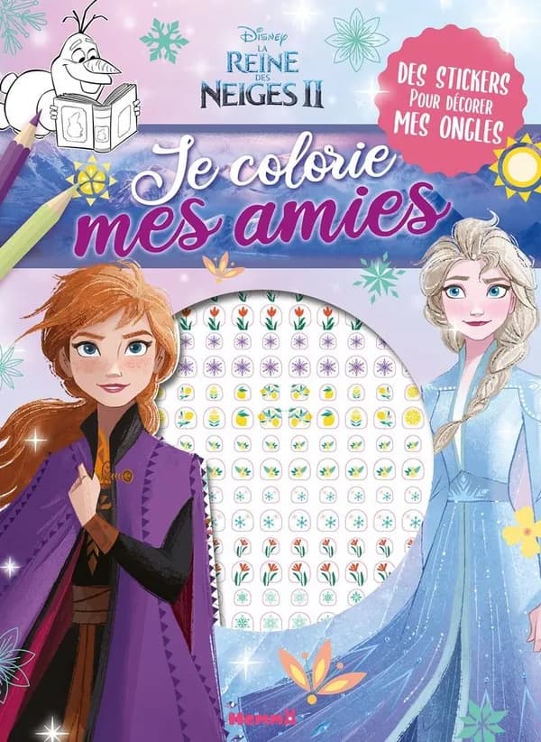 Je colorie mes amies : La Reine des Neiges 2