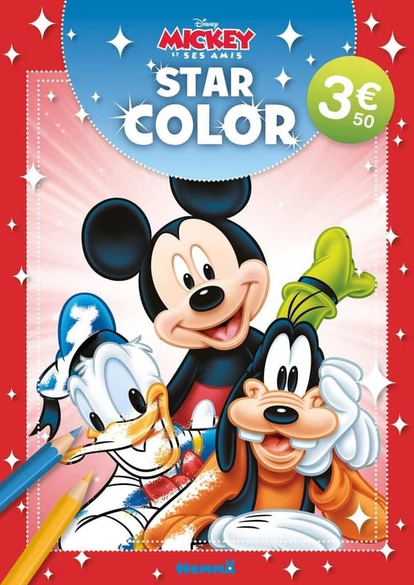 Star color : Mickey et ses amis : Donald, Mickey, Dingo