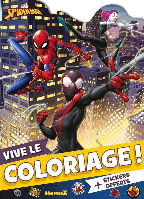 Vive le coloriage ! : Spider-Man : Spider-Man Team