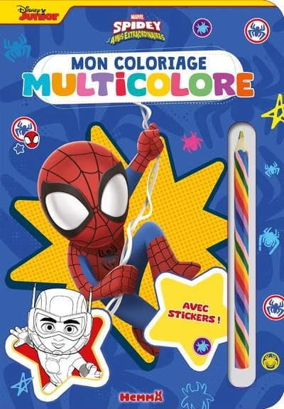 Mon coloriage multicolore : Marvel Spidey et ses amis extraordinaires