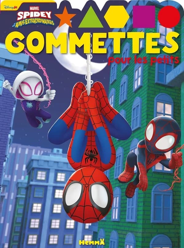 Gommettes pour les petits : Marvel Spidey et ses amis extraordinaires : Ghost-Spider et Spidey têtes en bas, Spin