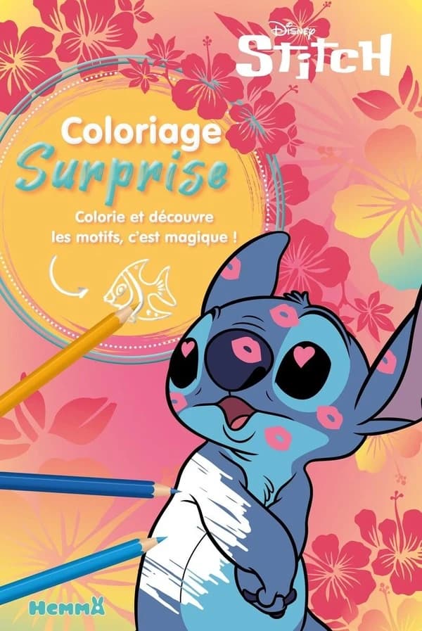 Coloriage surprise : Stitch