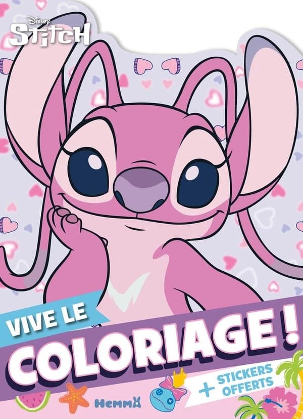 Vive le coloriage ! : Stitch : Angel