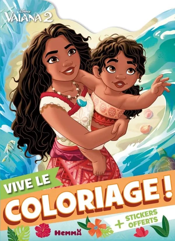 Vive le coloriage ! : Vaiana 2 : Vaiana et Simea