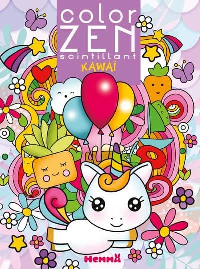 Color Zen : scintillant : Kawaï