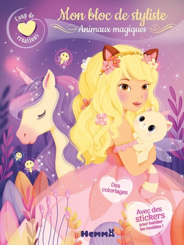 Mon bloc de styliste : Animaux magiques