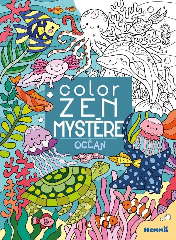 Color Zen : mystère : Océans