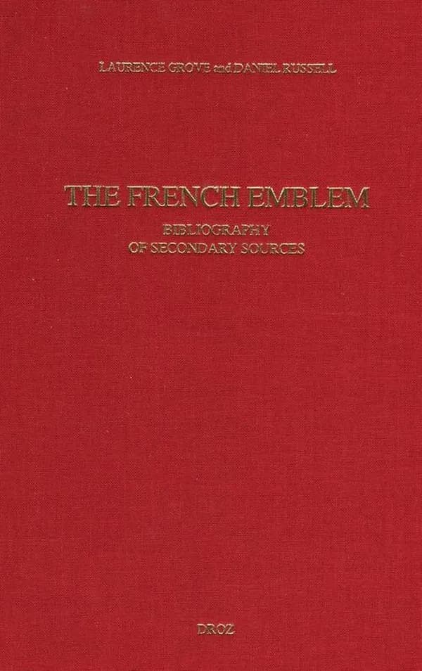 The French emblem : bibliography of secondary sources