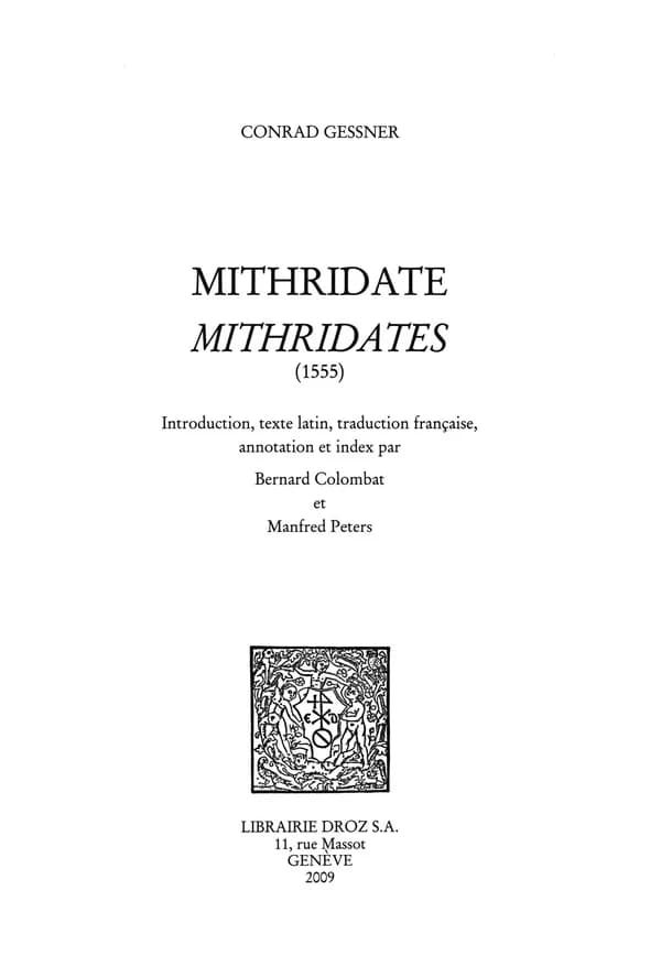 Mithridate : (1555)