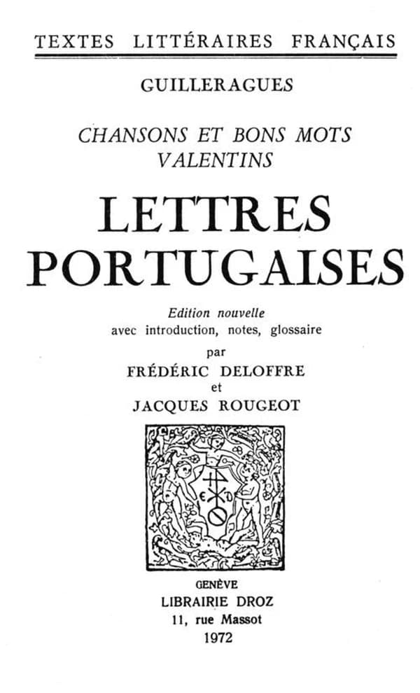 Chansons et bons mots, valentins, lettres portugaises