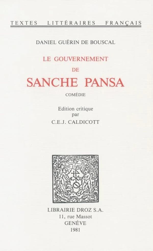 Le gouvernement de sanche pansa : comedie