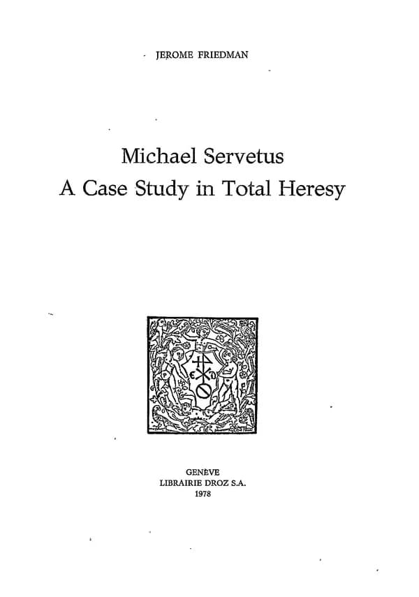 Michael Servetus