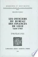 Les officiers du bureau des finances de lille