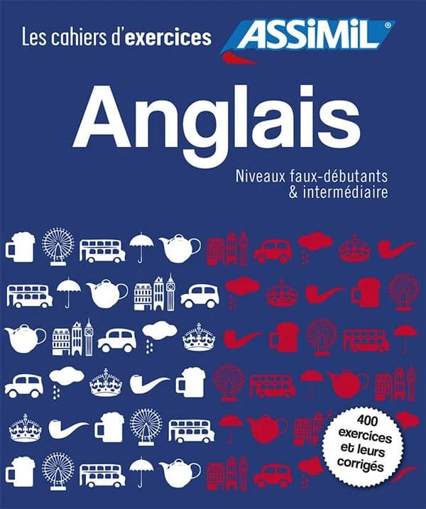 Les cahiers d'exercices : coffret anglais ; niveaux faux-débutants et intermédiaires