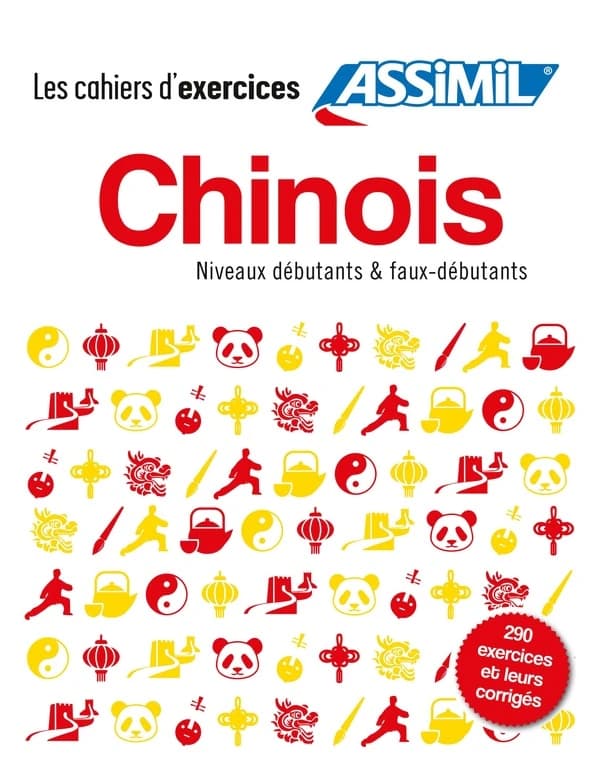 Les cahiers d'exercices : chinois; niveau faux-débutants & intermédiaire ; 290 exercices et leurs corrigés