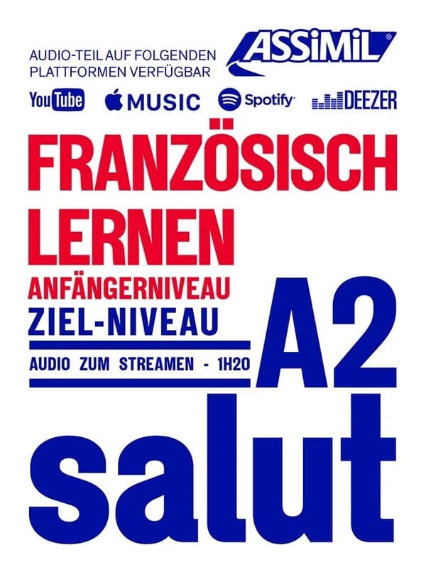 Französisch lernen : Ziel, sprachen : Anfängerniveau A2