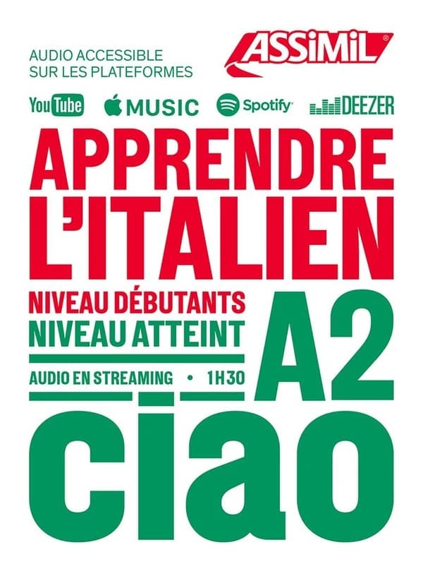 Apprendre l'italien : A2