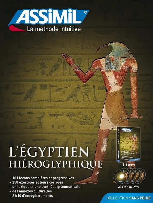 L'égyptien hiéroglyphique ; débutants et faux-débutants
